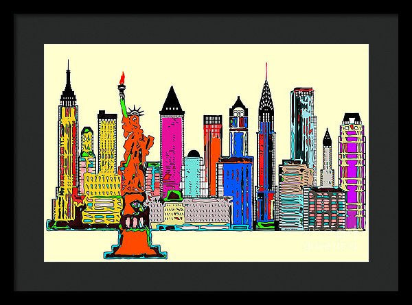 Framed Print - New York - The Big City