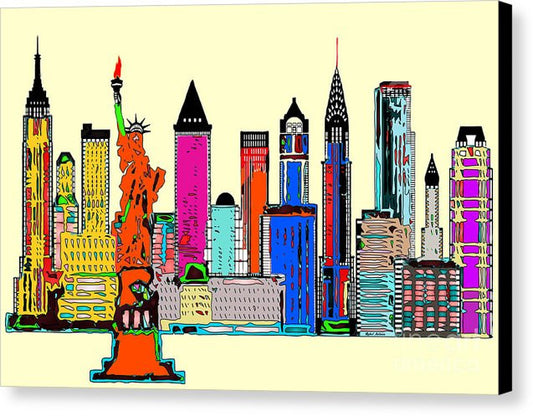 Impression sur toile - New York - La grande ville