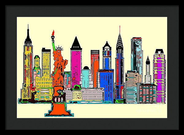 Framed Print - New York - The Big City