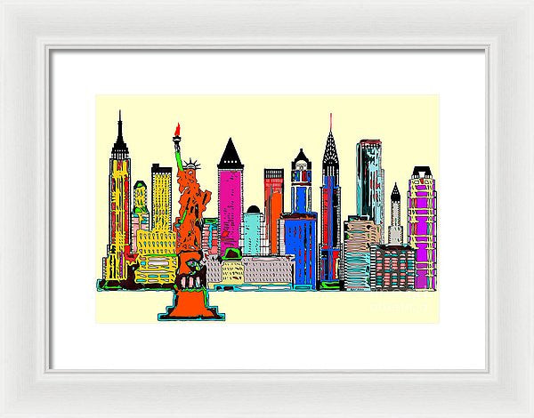 Framed Print - New York - The Big City