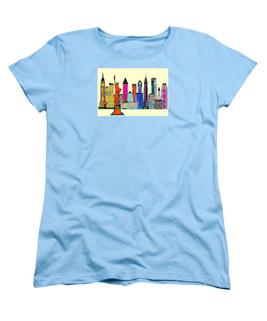 T-shirt femme (coupe standard) - New York - La grande ville