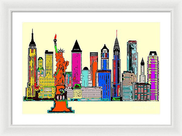 Framed Print - New York - The Big City