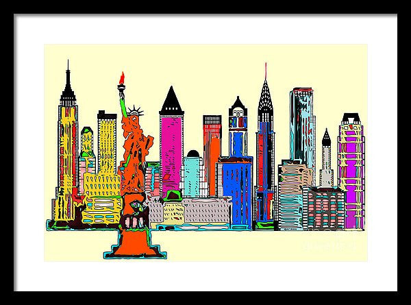 Framed Print - New York - The Big City