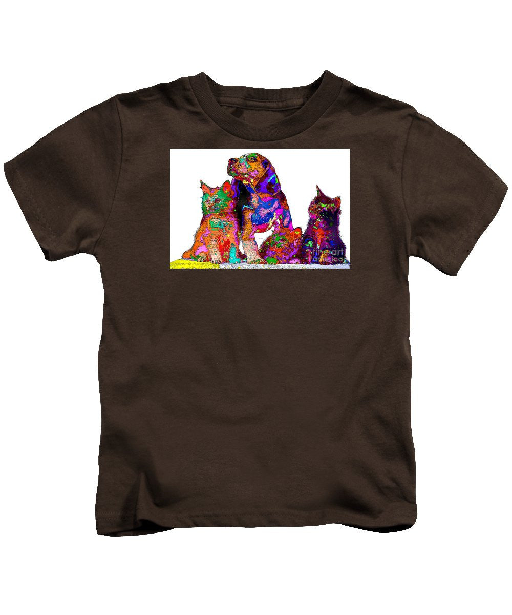 Kids T-Shirt - One Big Happy Family. Pet Series