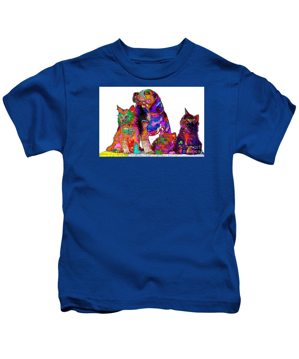 Kids T-Shirt - One Big Happy Family. Pet Series