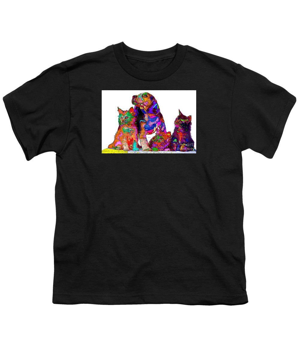 Youth T-Shirt - One Big Happy Family. Pet Series