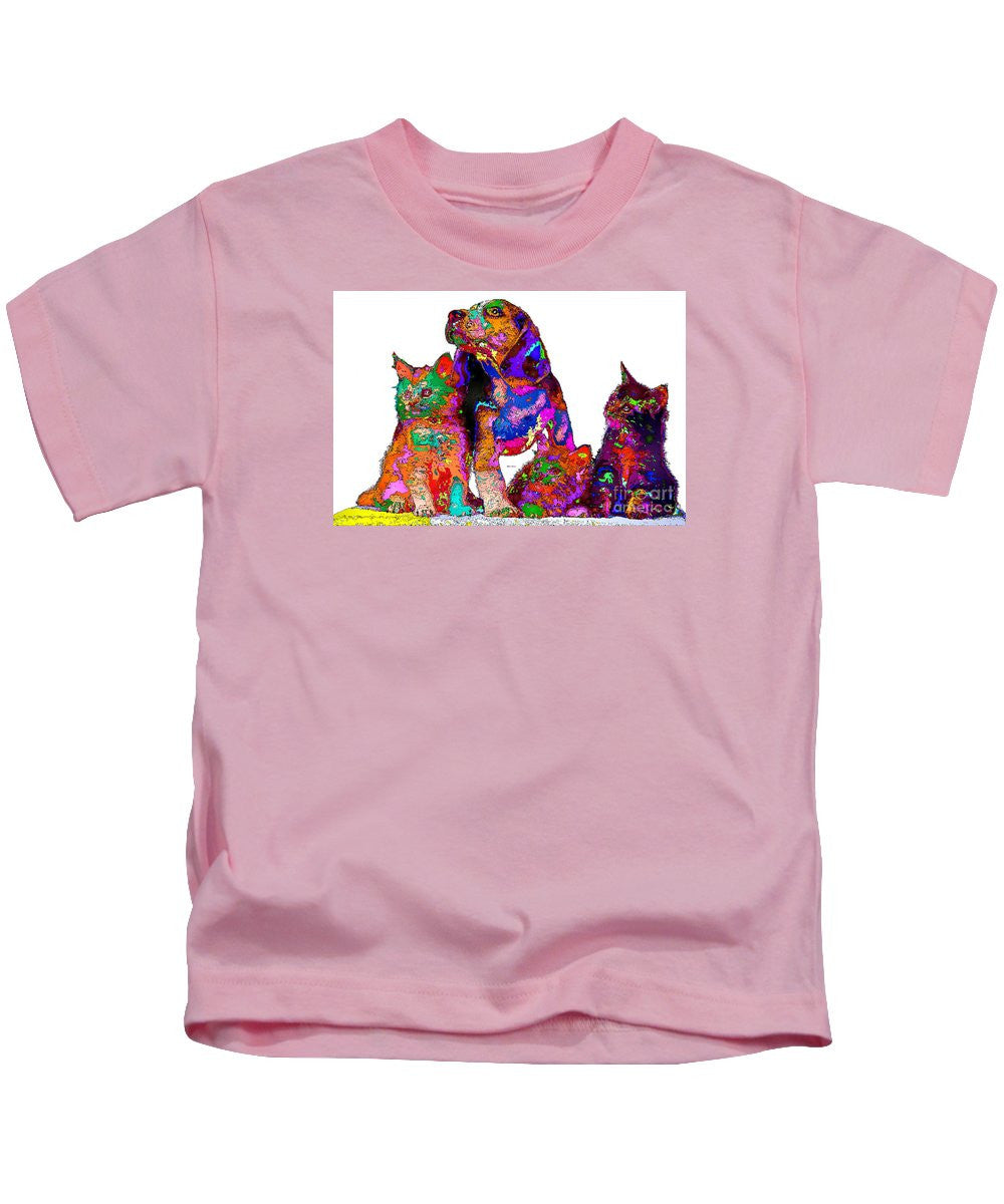 Kids T-Shirt - One Big Happy Family. Pet Series