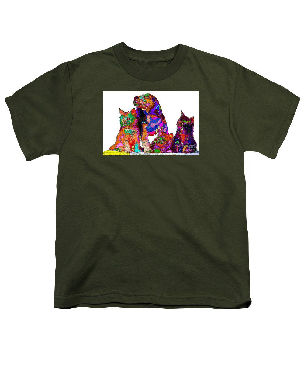 Youth T-Shirt - One Big Happy Family. Pet Series