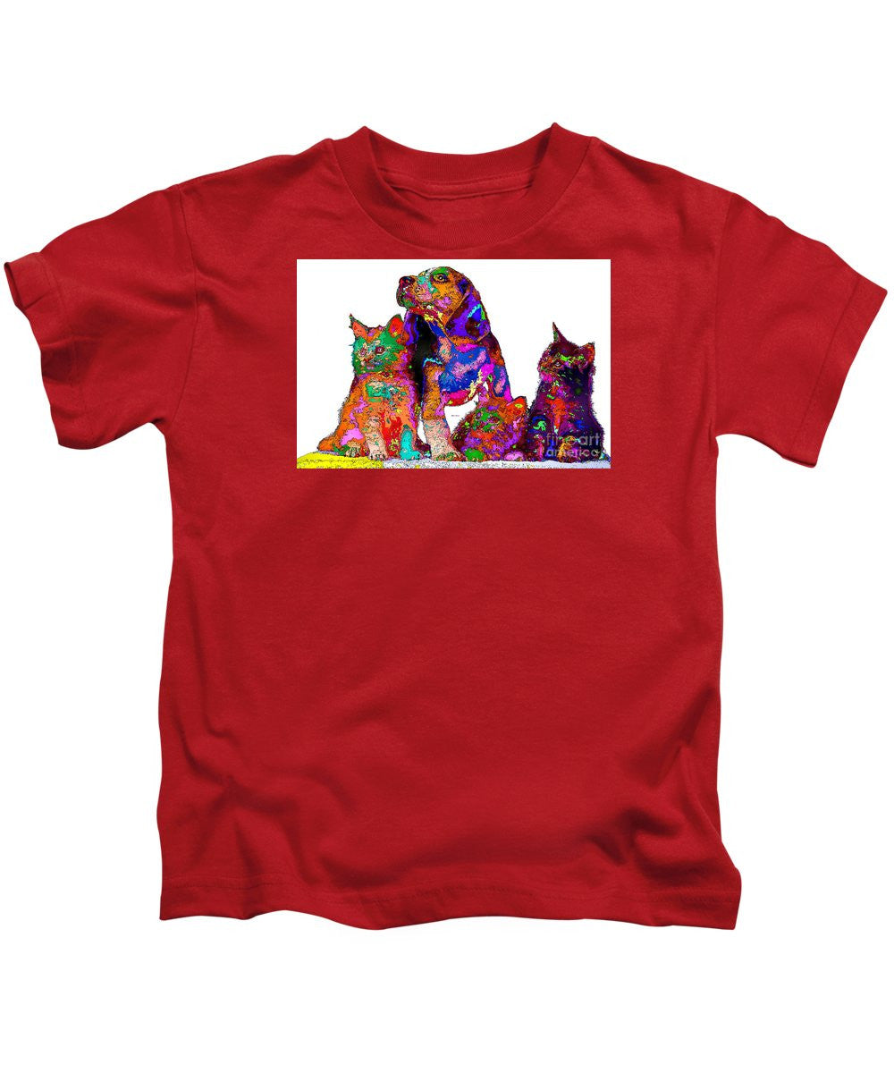 Kids T-Shirt - One Big Happy Family. Pet Series