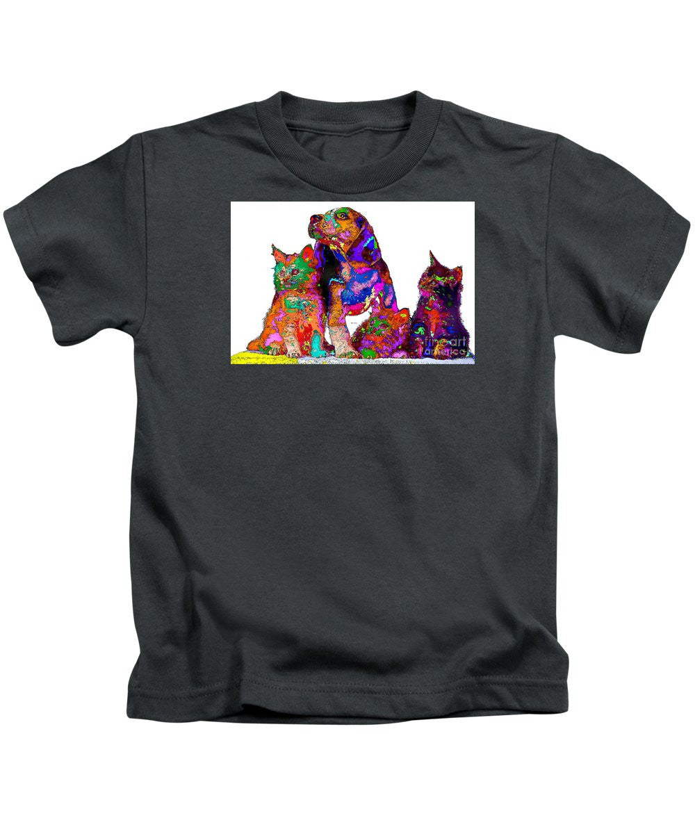 Kids T-Shirt - One Big Happy Family. Pet Series