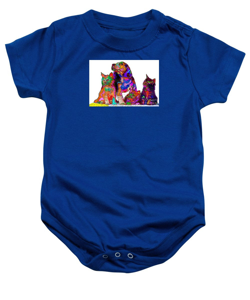 Baby Onesie - One Big Happy Family. Pet Series