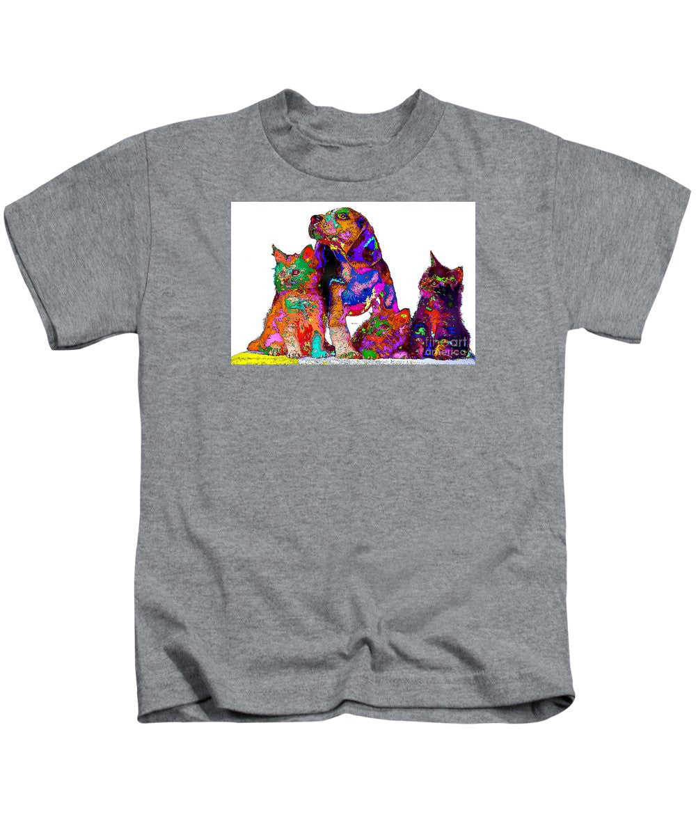 Kids T-Shirt - One Big Happy Family. Pet Series