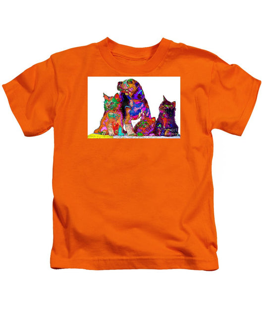 Kids T-Shirt - One Big Happy Family. Pet Series