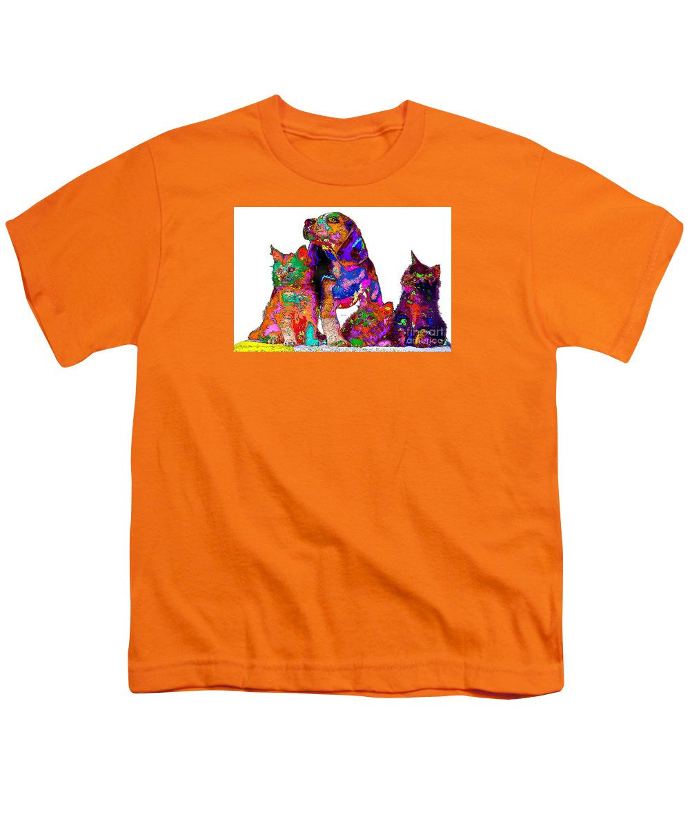 Youth T-Shirt - One Big Happy Family. Pet Series