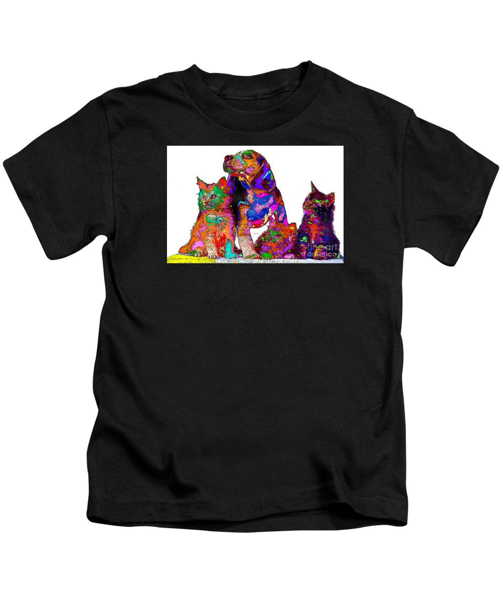 Kids T-Shirt - One Big Happy Family. Pet Series