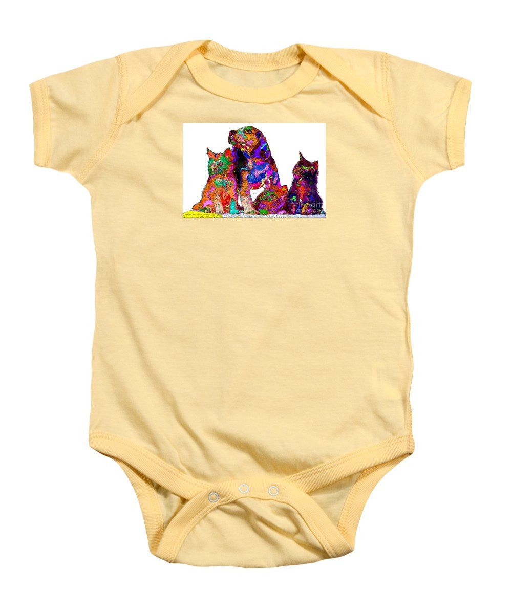 Baby Onesie - One Big Happy Family. Pet Series