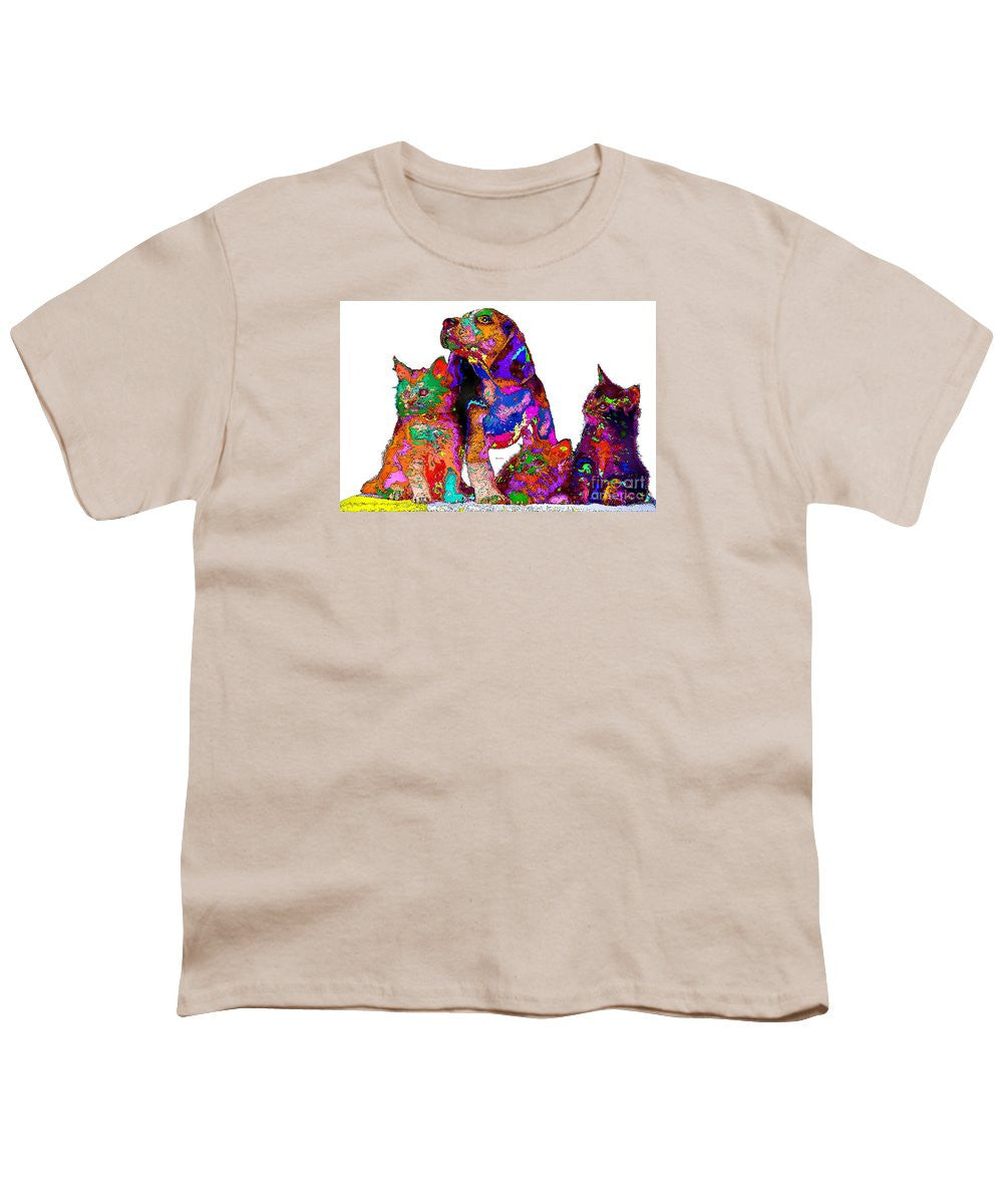 Youth T-Shirt - One Big Happy Family. Pet Series