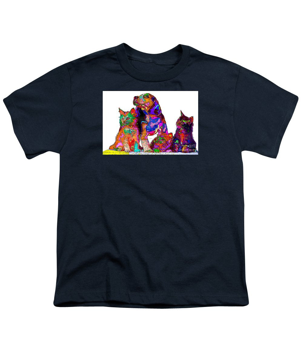 Youth T-Shirt - One Big Happy Family. Pet Series