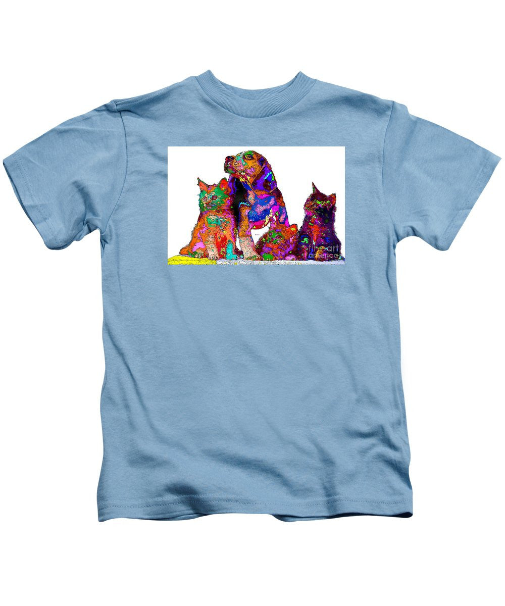 Kids T-Shirt - One Big Happy Family. Pet Series