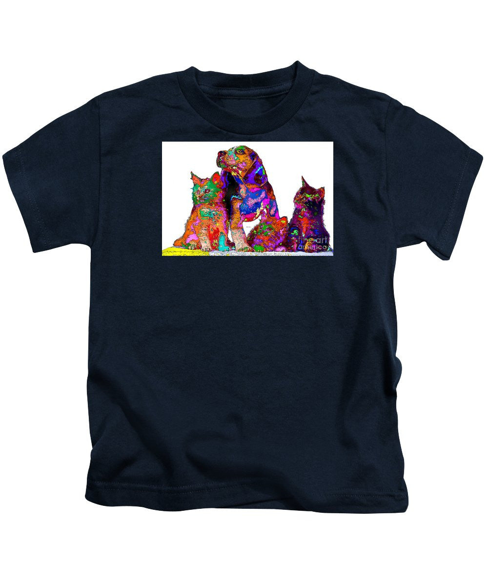 Kids T-Shirt - One Big Happy Family. Pet Series