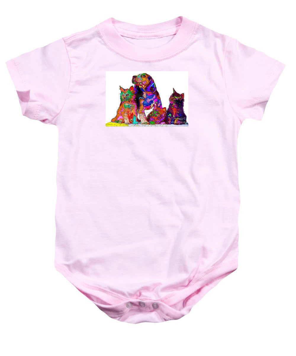 Baby Onesie - One Big Happy Family. Pet Series