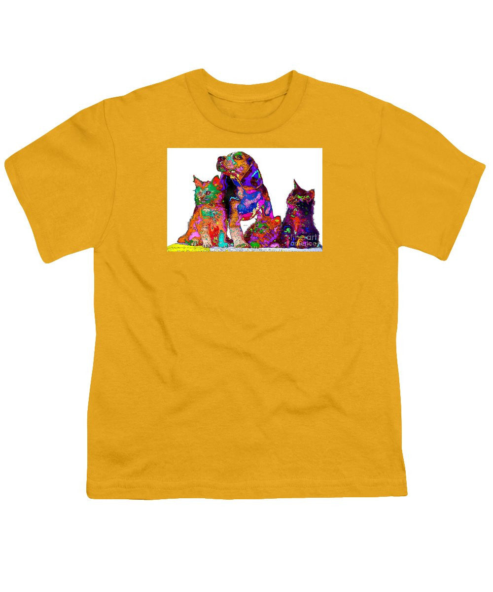 Youth T-Shirt - One Big Happy Family. Pet Series