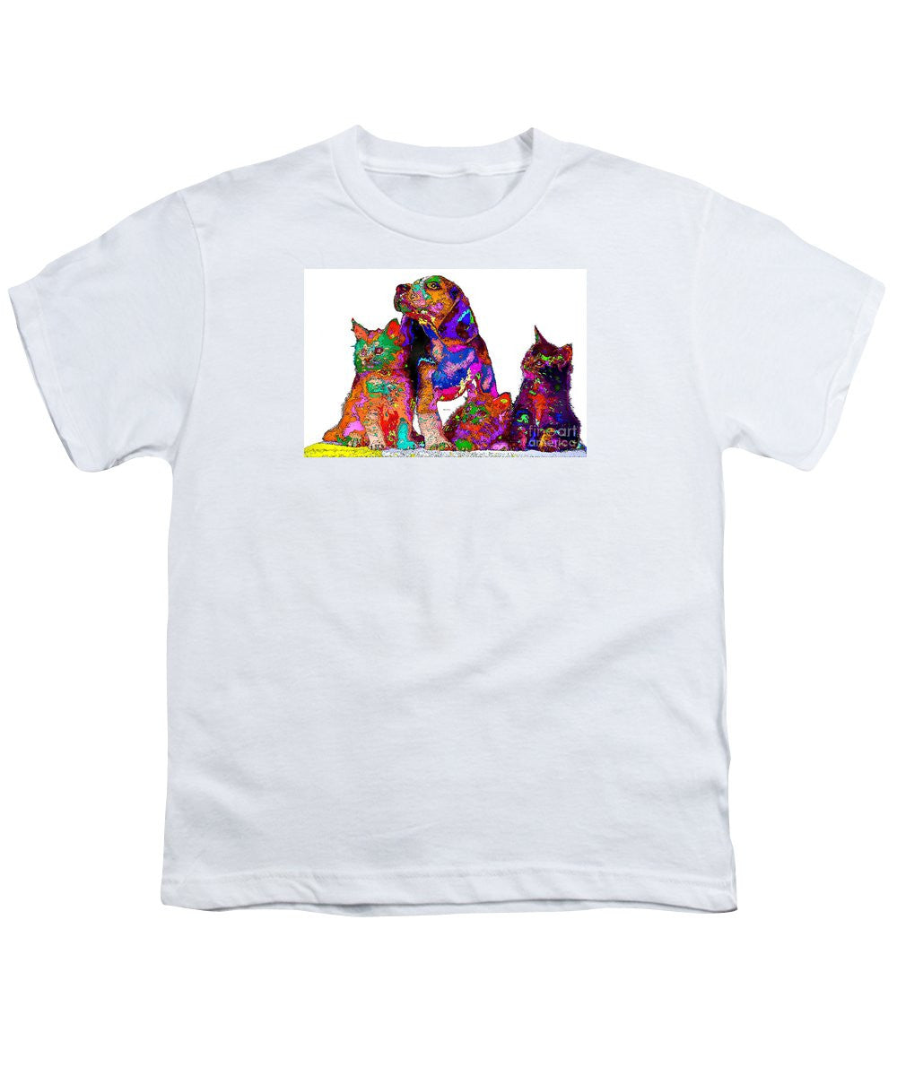 Youth T-Shirt - One Big Happy Family. Pet Series