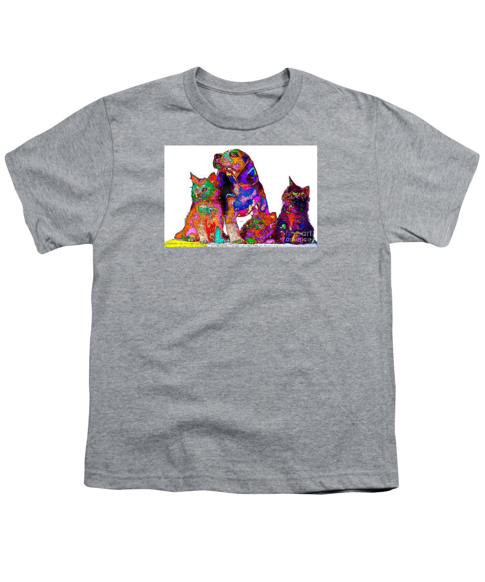 Youth T-Shirt - One Big Happy Family. Pet Series