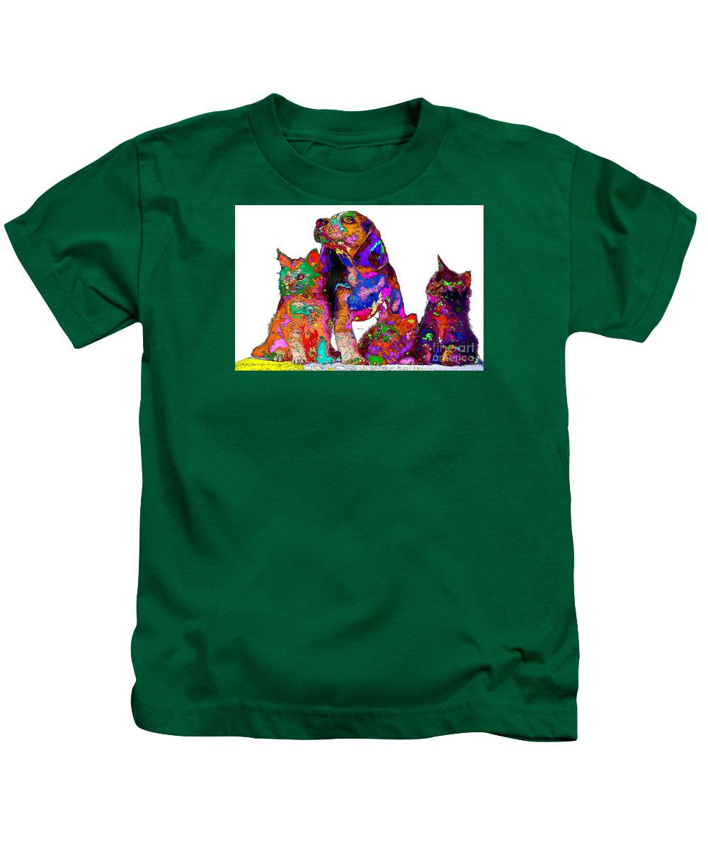 Kids T-Shirt - One Big Happy Family. Pet Series