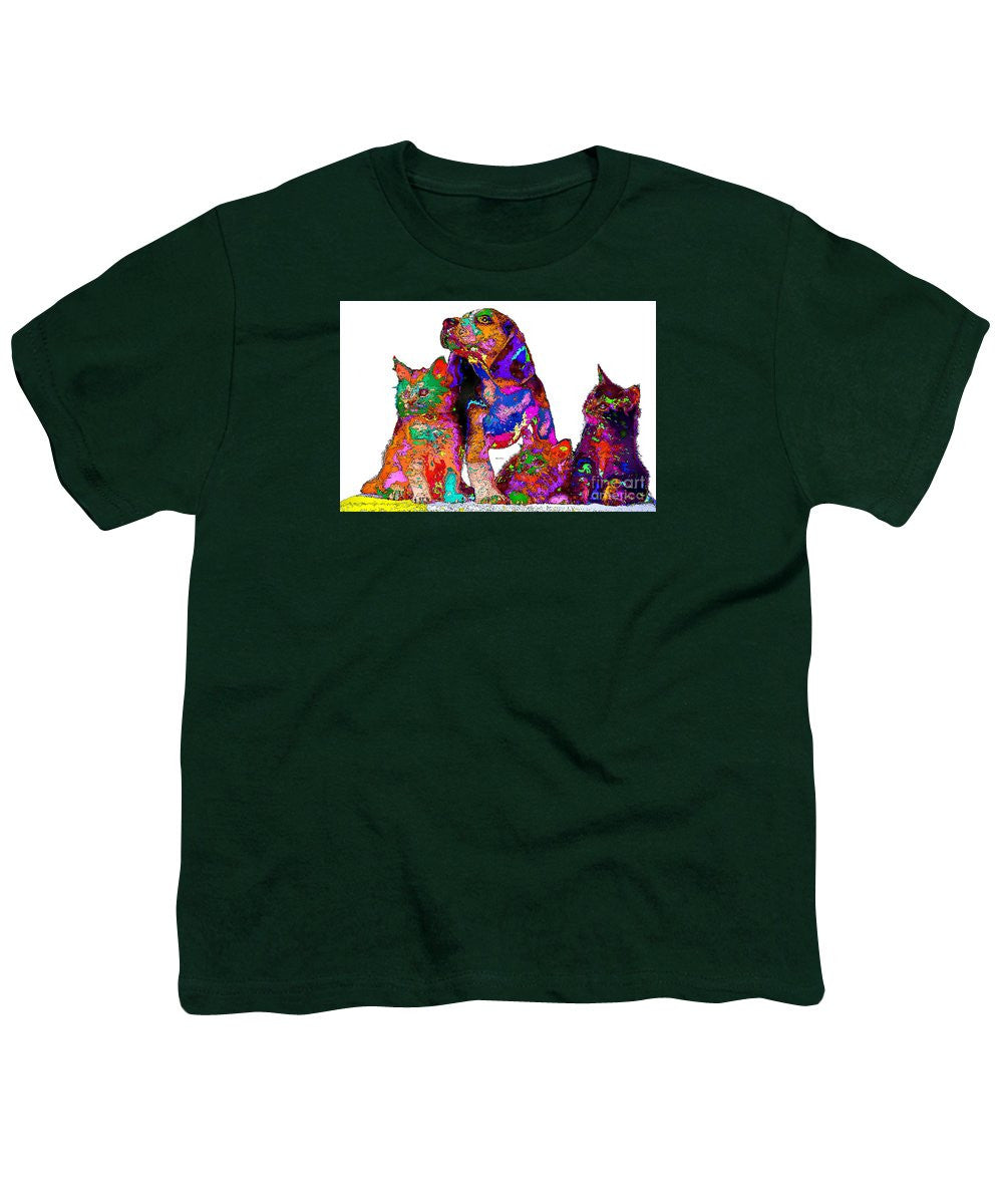 Youth T-Shirt - One Big Happy Family. Pet Series