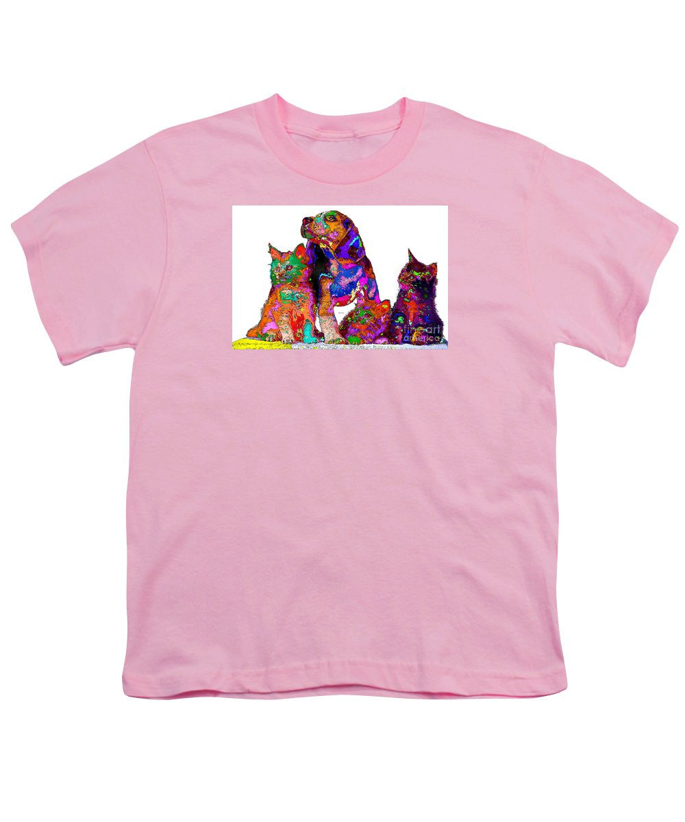 Youth T-Shirt - One Big Happy Family. Pet Series