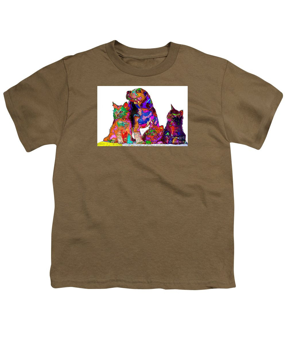 Youth T-Shirt - One Big Happy Family. Pet Series