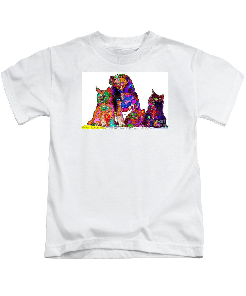 Kids T-Shirt - One Big Happy Family. Pet Series