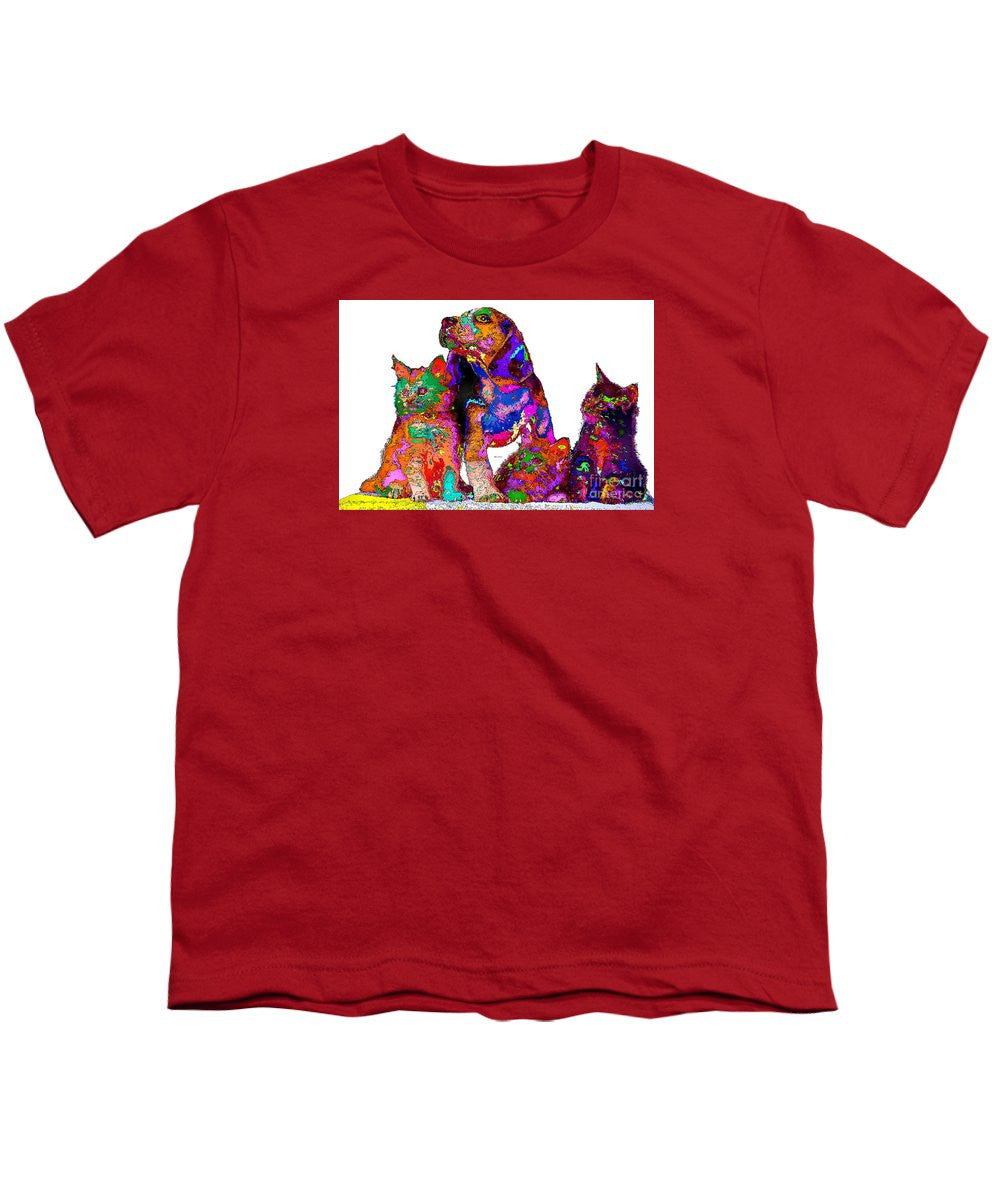 Youth T-Shirt - One Big Happy Family. Pet Series