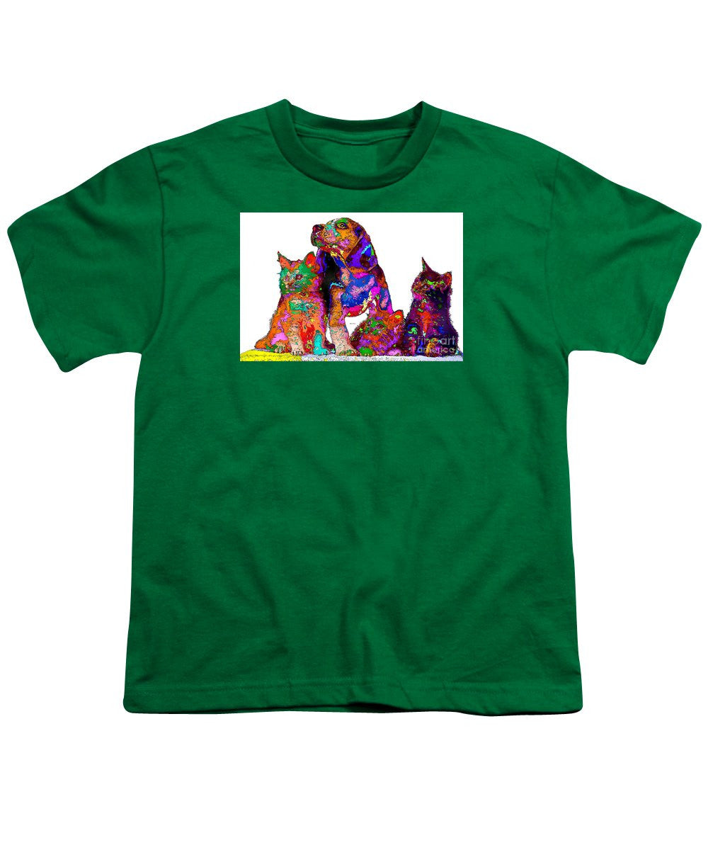 Youth T-Shirt - One Big Happy Family. Pet Series