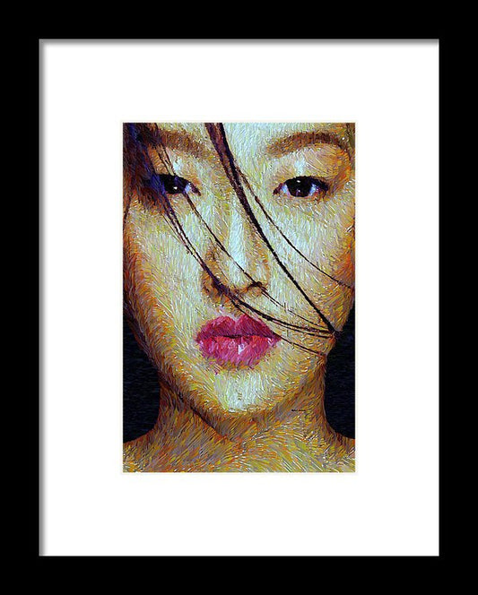 Framed Print - Oriental Expression 0701