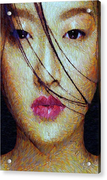 Impression sur acrylique - Expression orientale 0701