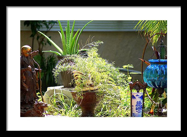 Framed Print - Oriental Garden