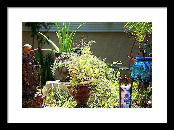 Framed Print - Oriental Garden