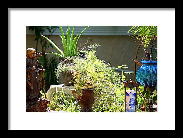 Framed Print - Oriental Garden