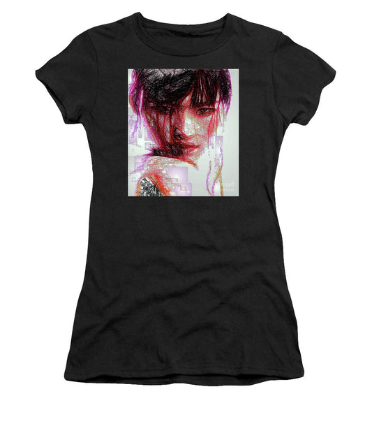 Women's T-Shirt (Junior Cut) - Oriental Portrait