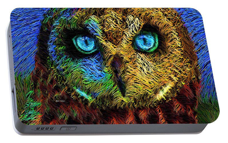 Portable Battery Charger - Owl