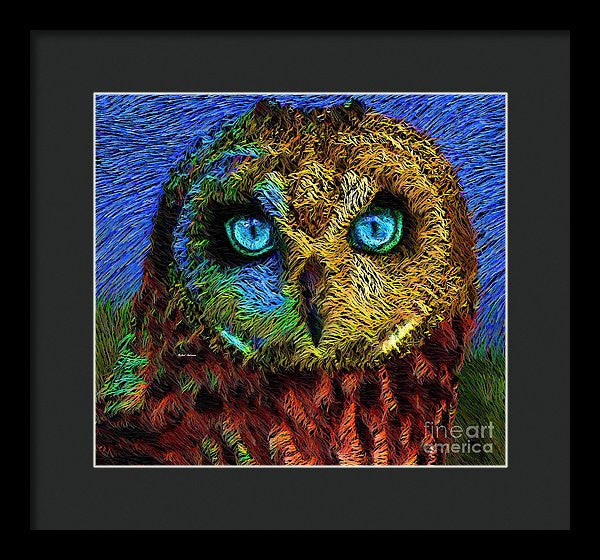 Framed Print - Owl