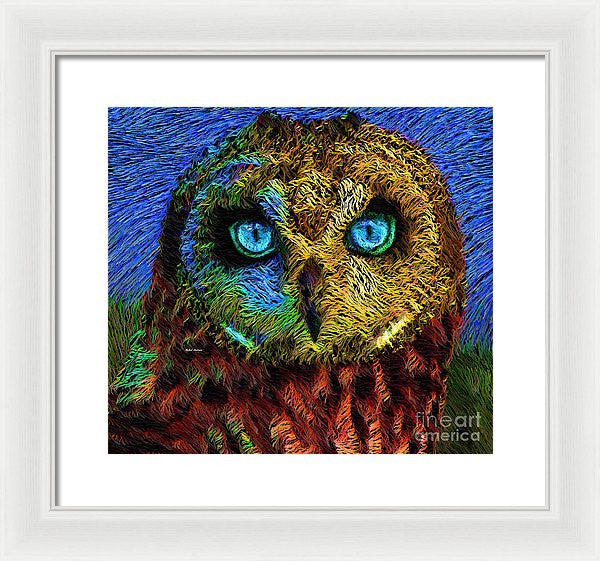 Framed Print - Owl