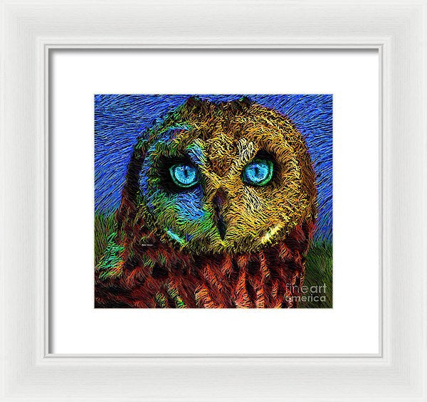 Framed Print - Owl