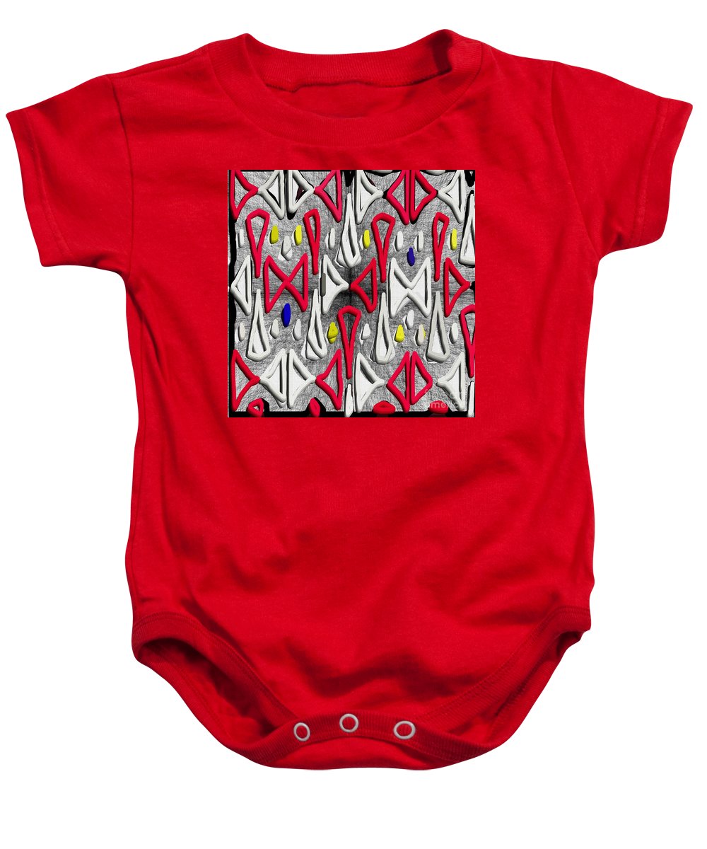 Painted Abstraction - Baby Onesie