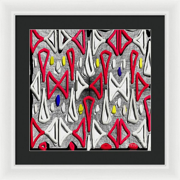 Painted Abstraction - Framed Print