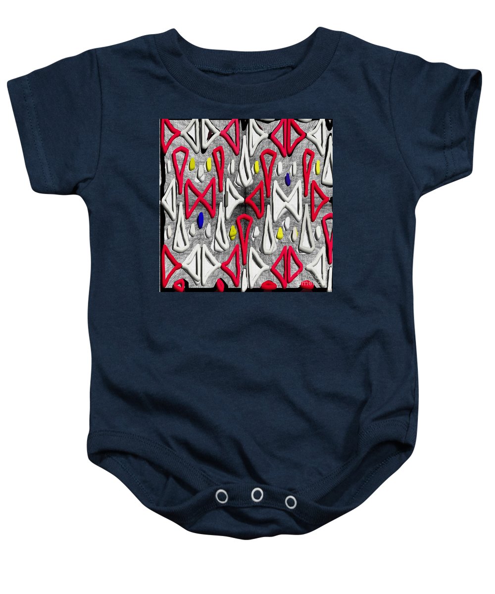 Painted Abstraction - Baby Onesie