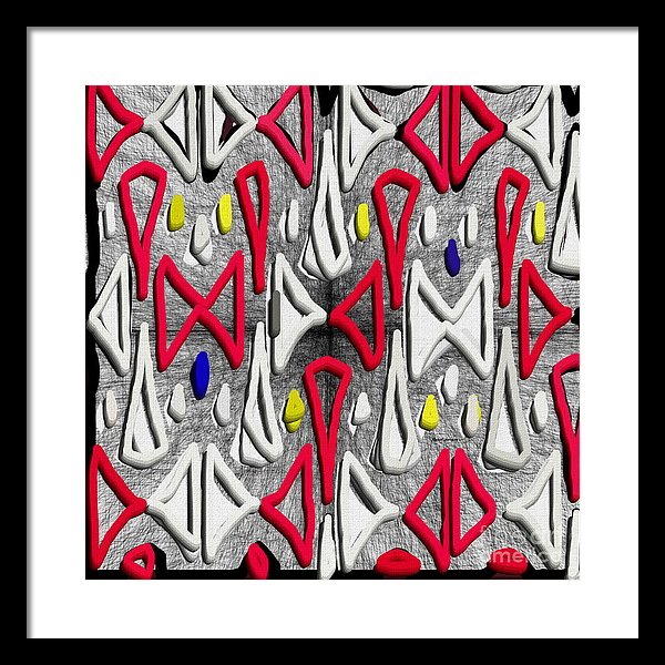 Painted Abstraction - Framed Print