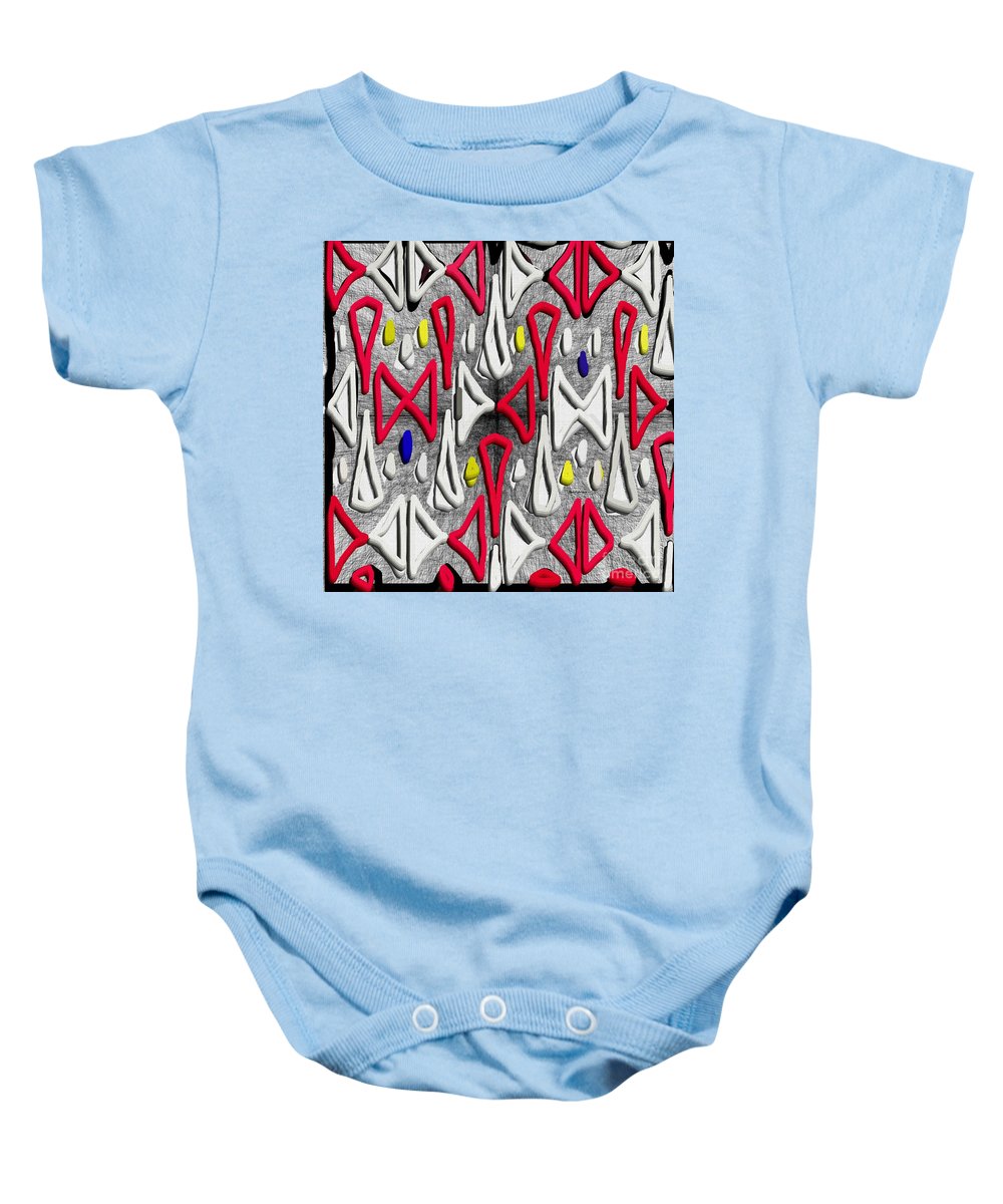 Painted Abstraction - Baby Onesie